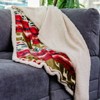 FIONECA Throw Blanket for Couch, 50"x60" Thick and Warm Blanket for Winter, Soft Fuzzy Plush Throw Gift or Sofa Couch Cover for Christmas - 2 of 4