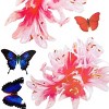 Slickblue Garish Flowers Large Vinyl Wall Art Decal 19.5"x27.0" – Eye-catching Floral Stickers for Home Decor - 2 of 3