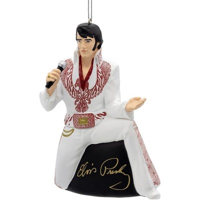 Kurt Adler Glass Ornament for Christmas Tree, Elvis