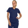 Medichic Women Scrubs Set V-Neck with Straight Leg Pants Medical Scrub Set - 3 of 4