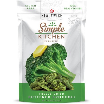Simple Kitchen Freeze-Dried Buttered Broccoli.