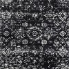 LIVN CO. Distressed Vintage Medium Pile Area Rug, Black/Cream - 4 of 4