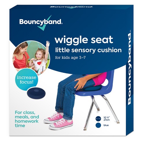 Bouncyband Little Wiggle Seat Sensory Cushion, Blue