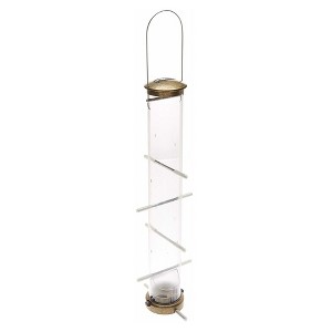 Aspects Quick-Clean Thistle Tube Feeder, Large, Antique Brass, 20-Inch - 1 of 4