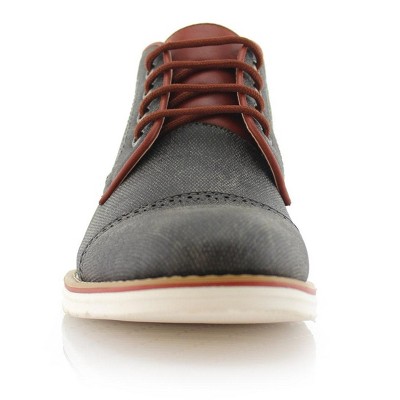 Ferro Aldo Mens Donovan MFA506025 Casual Mid-Top Cap-Toe Sneaker Boots, in Grey, Size 9.5 — фото 3