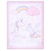 Sammy & Lou Sweet Unicorn Baby Nursery Crib Bedding Set - 4pc - 3 of 4