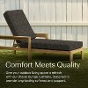 Honeycomb Outdoor Chaise Lounge Cushion - Zaire Black - 2 of 4