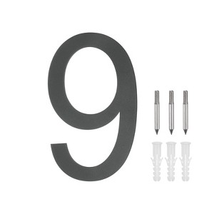 Unique Bargains 304 Stainless Steel Durable Waterproof Rustproof House Numbers 1 Pc - 1 of 4