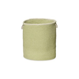 Colonial Mills  Soft Chenille Woven Hampers - Green 17"x17"x22" - 1 of 4