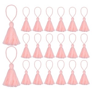 Unique Bargains Cotton Mini Hanging Loop DIY Functional Bookmark Tassels 20 Pcs - 1 of 4
