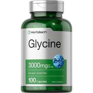 Horbaach Glycine 3000 mg | 100 Capsules - 1 of 3