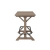 Anybear Brown Bar Height Trestle Table - 3 of 4