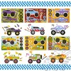 Joyfy 36 Pcs Make a face Stickers for Kids  9"x6" Make Your Own Monster Truck Stickers Party Favors Kids Crafts  Goodie  Stuffers Classroom Activities - 4 of 4