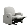 Relax-A-Lounger Martini Swivel Rocker Recliner Woven Light Gray - 2 of 4