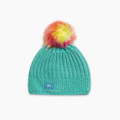 Turtle Fur Girls Suzie Pom Beanie - Kids Winter Hat