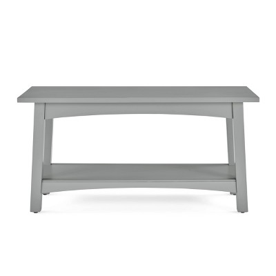 36" Craftsbury Entryway Bench Gray - Alaterre Furniture