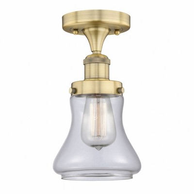Bellmont - 1 Light Semi-Flush Mount In Industrial Style-8.25 Inches Tall and 6.5 Inches Wide