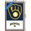 Trends International MLB Milwaukee Brewers - Logo 22 Framed Wall Poster Prints - 3 of 4
