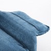 PAGED Comfy Accent Chair Modern Bean Bag Chair with Armrests and High-density Foam Filling, Chenille Reading Chair for Living Room, Bedroom - 4 of 4