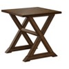 Monarch Specialties Accent Table 2 Tier End Side Table Square Nightstand Bedroom Lamp Brown Veneer Traditional - 2 of 4