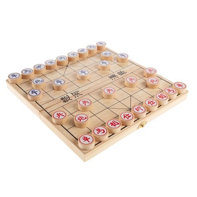 Toy Time Chinese Chess Set with Folding Game Board