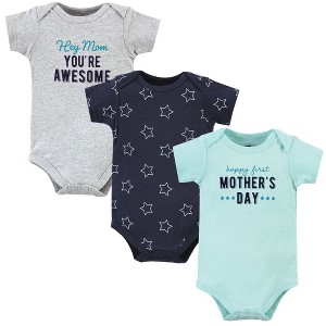 Hudson Baby Infant Boy Cotton Bodysuits, Boy Mothers Day - 1 of 4