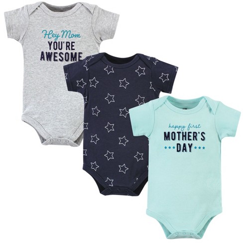 Hudson Baby Infant Boy Cotton Bodysuits Boy Mothers Day Target