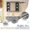 NicBex 36" Bathroom Vanity with Medicine Cabinet&Ceramic Sink,Bathroom Storage Cabinet Combo with 4 Drawers&2 Doors,No Faucet Included - 4 of 4