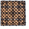 11 Pcs solid 3D WPC locking Deck Tiles 12 x 12 Inch Patio Deck Tiles Waterproof Outdoor Flooring Composite Decking Boards Floor Decking Tiles - 4 of 4