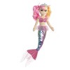 Aurora Large Rainbow Sea Rose Sea Sparkles Enchanting Stuffed Doll Multicolor 18" - 3 of 4