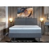 NicBex 10 Inch Medium Cooling Gel Memory Foam Mattress with Removable Cover for a Cool Sleep,Fiberglass Free,White+Gray - 2 of 4