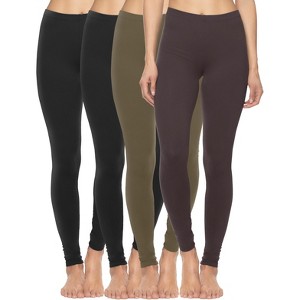 Felina | Velvety Soft Lightweight Leggings | 4-Pack - 1 of 1