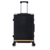 Vynxaria 3-Piece Luggage Set: 20/24/28 Inch PC+Aluminum Frame, Stylish Design with Password Lock for All Travel Needs - 3 of 4