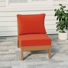 WestinTrends  Avalon Outdoor HDPE Deep Seating Modular Armless Patio Chair with Patio Cushions - 2 of 4
