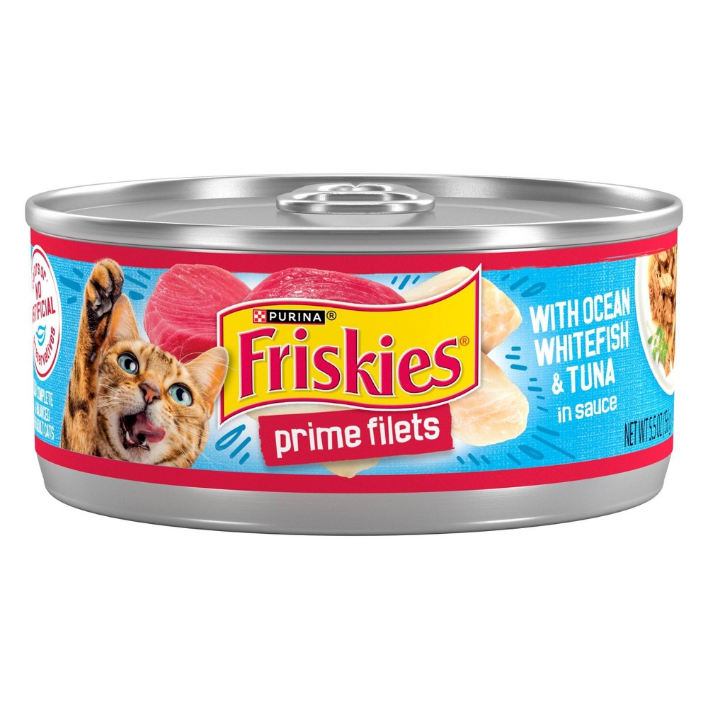 UPC 050000170166 product image for Purina Friskies Prime Filets Wet Cat Food with Ocean White Fish & Tuna In Sauce  | upcitemdb.com