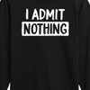 Boys' - Instant Message - I Admit Nothing Long Sleeve Graphic T-Shirt - 2 of 4