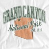 Grand Canyon National Park State Line Adult T-Shirt White - 2 of 4