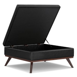 WyndenHall Ethan XL Square Coffee Table Storage Ottoman - 1 of 4