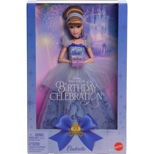 Disney Princess Birthday Celebration Cinderella Collectible Fashion Doll, Inspired by Disney Movie - 1 of 4