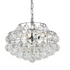 Elegant Lighting Savannah 14 inch pendant in chrome - 3 of 4