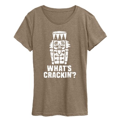 Women's - Instant Message - Whats Crackin Short Sleeve Graphic T-Shirt