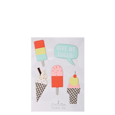 Meri Meri Ice Cream Puffy Stickers