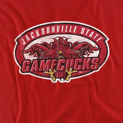 Men's Jacksonville State University Official Distressed Primary T-Shirt