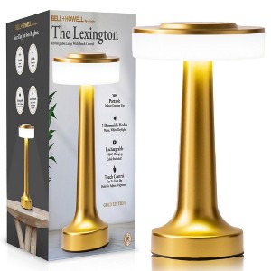 Bell + Howell Lexington Cordless LED Table Lamp 1 Pack Rechargeable Touch Control Modern Desk Light - 1 of 4