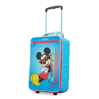 American Tourister Kids' Disney Mickey Mouse Softside Upright Carry On Suitcase