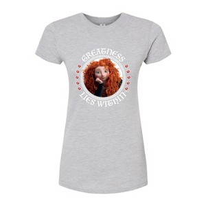 Women's - Disney - Merida Greatness Lies Within Fitted Graphic T-Shirt - 1 of 3