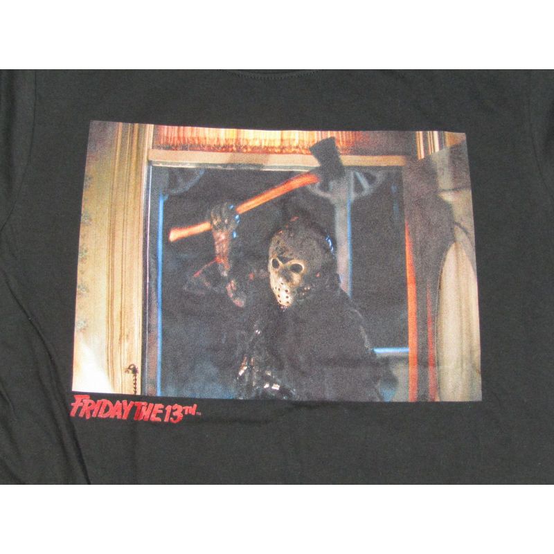 Friday the 13th Jason Voorhees Screen Grab Black Graphic Tee, 2 of 4