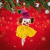 De Carlini Italian Ornaments 7.5 Inch Shortie Icicle Clown Face Christmas Tree Ornament , Circus Italian Christmas Ornament (1PC) - 2 of 4