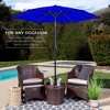 Best Choice Products 7.5ft Heavy-Duty Outdoor Market Patio Umbrella w/ Push Button Tilt, Easy Crank - 3 of 4