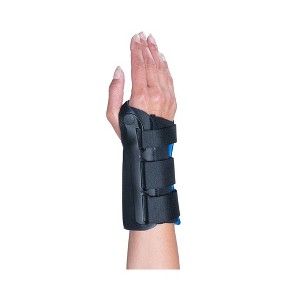 Ossur Exoform Black Aluminum / Plastic Hook and Loop Strap Wrist Brace for Right Hand 507073 - 1 of 3